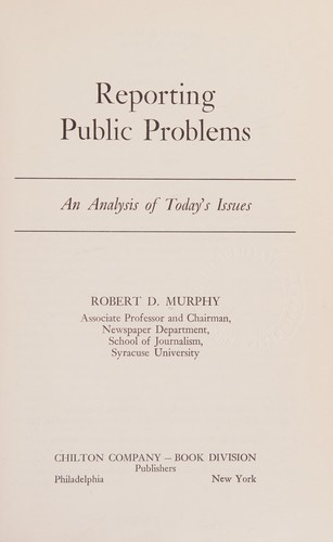 Reporting public problems