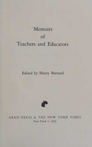 Memoirs of teachers and educators