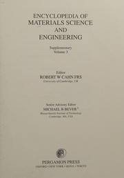 Encyclopedia of materials science and engineering