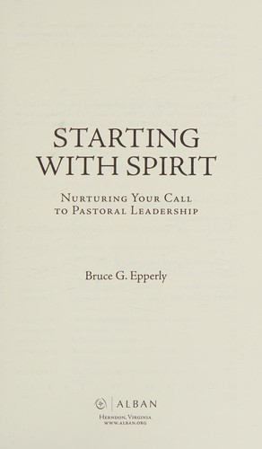 Starting with Spirit