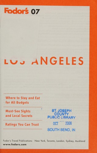 Fodor's 07 Los Angeles