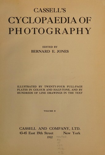 Cassell's cyclopaedia of photography