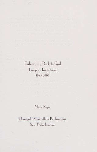 Unlearning Back to God