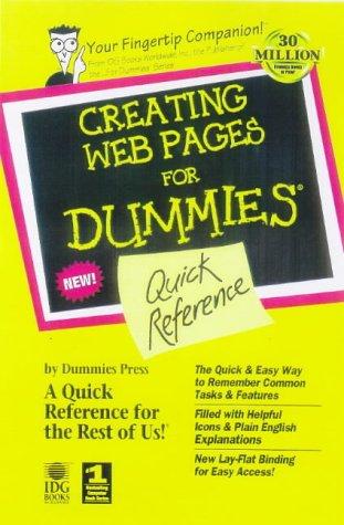 Creating Web pages for dummies quick reference