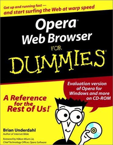 Opera web browser for dummies
