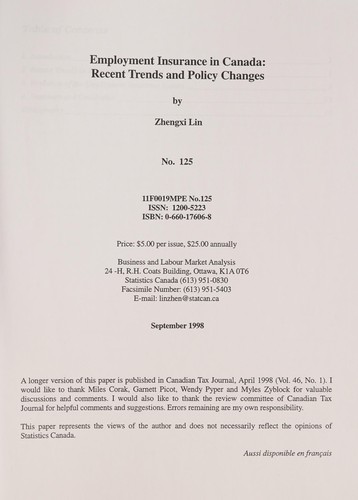 Employment insurance in Canada