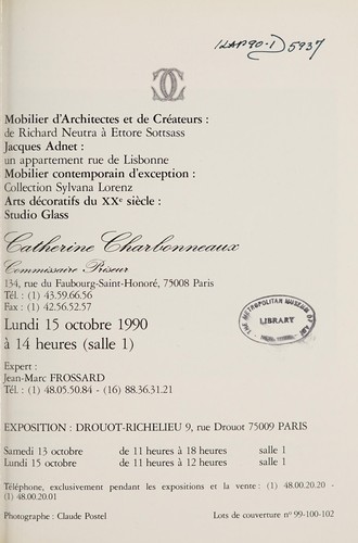 Mobilier d'architectes et de cr©♭ateurs; Jacques Adnet; mobilier contemporain d'exception; arts d©♭coratifs de XXe si©·cle, studio glass
