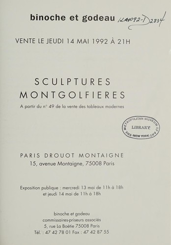Sculptures montgolfieres