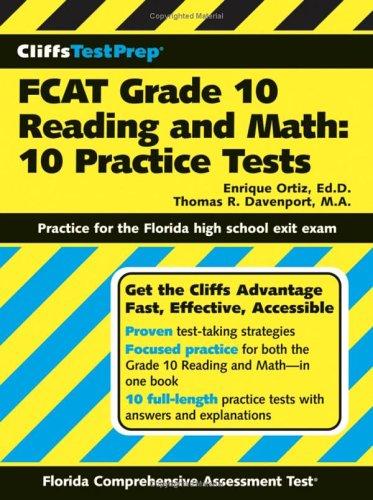 CliffsTestPrep FCAT grade 10 reading and math