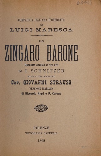 Lo zingaro barone