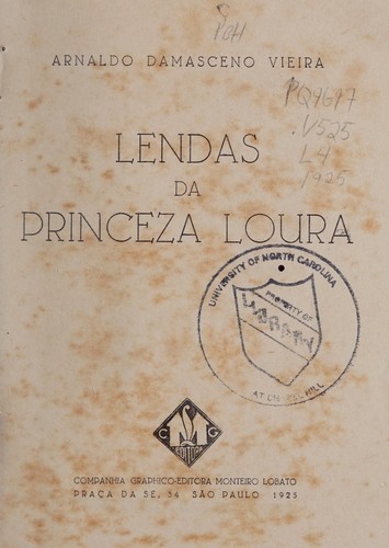Lendas da princeza Loura