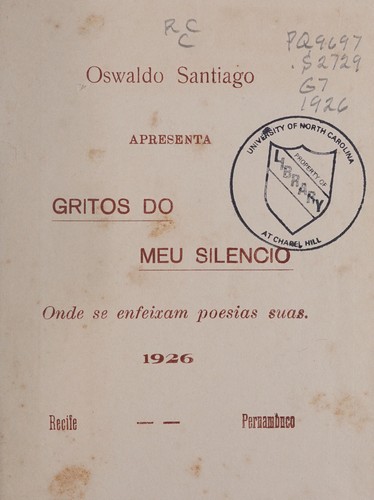 Gritos do meu silencio