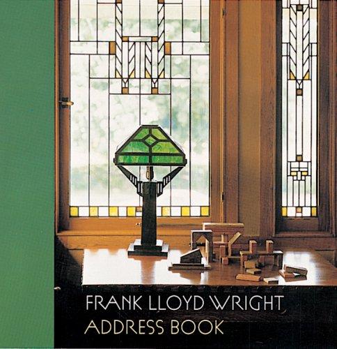 Frank Lloyd Wright Address Book