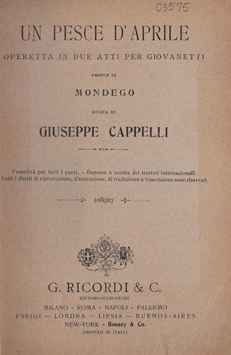 Un pesce d'aprile