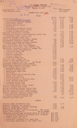 Summer-fall list 1957