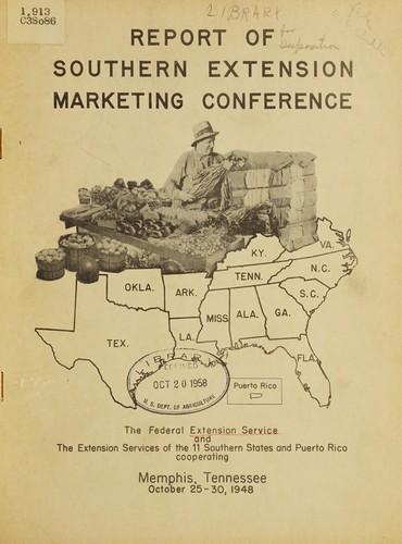 Report of Southern Extension Marketing Conference