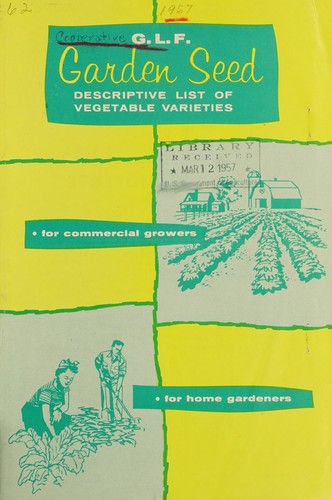 G.L.F. garden seed descriptive list of vegetable varieties
