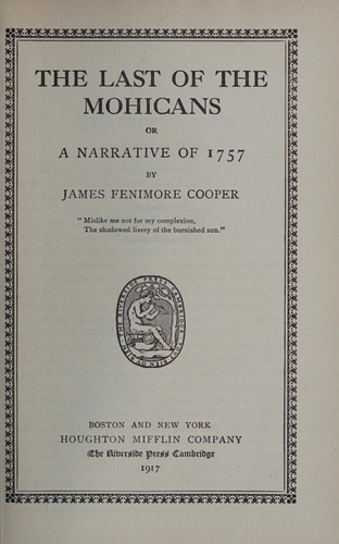 The last of the Mohicans