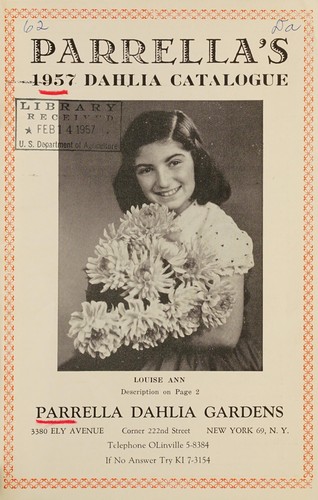 Parrella's 1957 dahlia catalogue