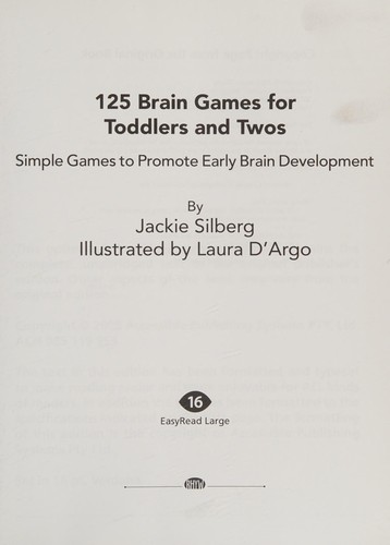 125 Brain Games for Toddlers and Twos