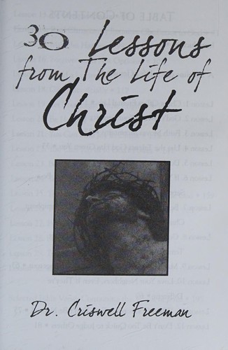 30 Lessons From the Life of Christ