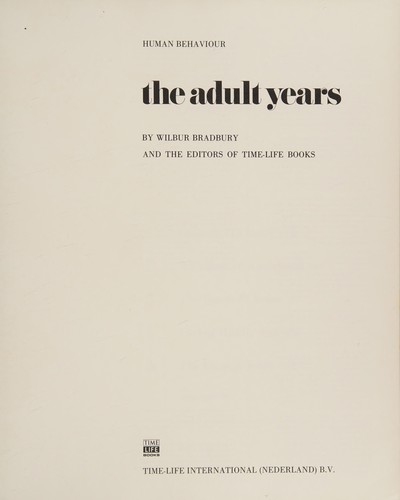 Adult Years (Human Behaviour)