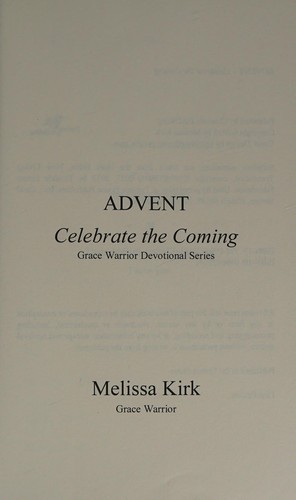 ADVENT - Celebrate the Coming