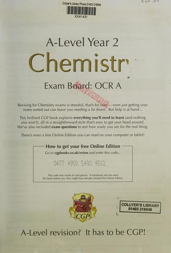 A-Level Year 2 Chemistry Exam Board