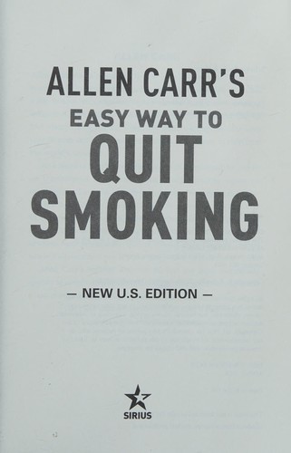 Allen Carr's Quit Smoking Without Willpower