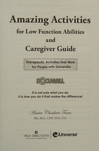 Amazing Activities for Low Function Abilities