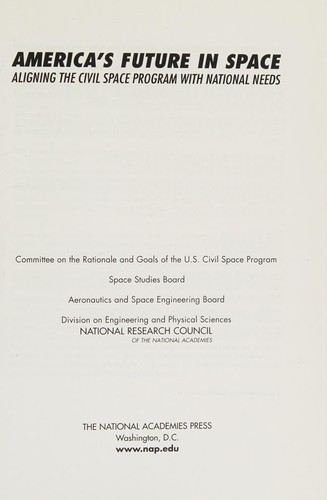 America's future in space