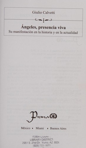 Angeles, Presencia Viva