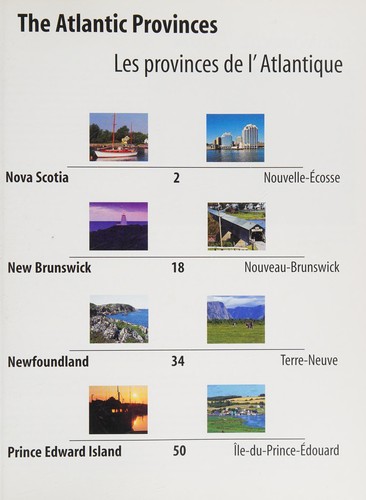 The Atlantic Provinces Souvenir Book-Nova Scotia, New Brunswick, Newfoundland & Prince Edward Island
