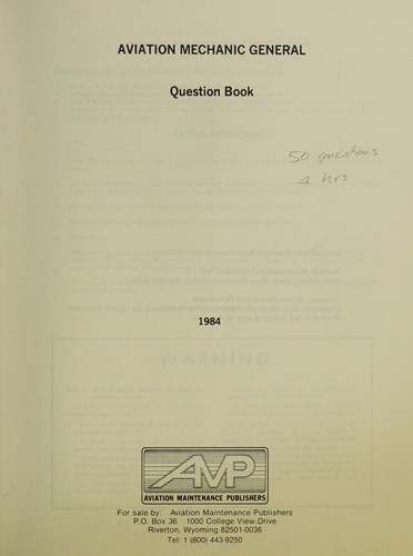 Aviation Mechanics General Questions