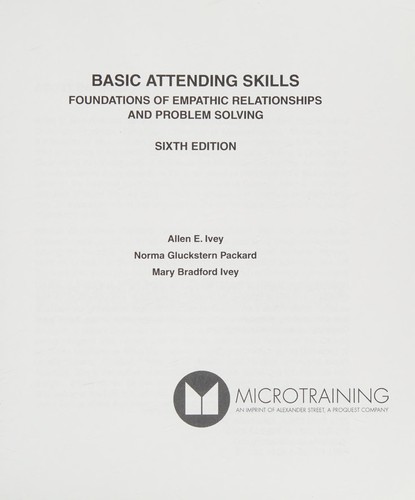 Basic Attending Skills, 6th Edition