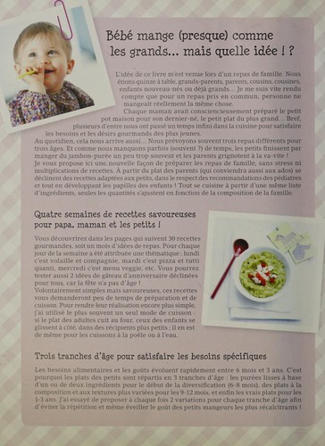 Bébé mange (presque) comme les grands
