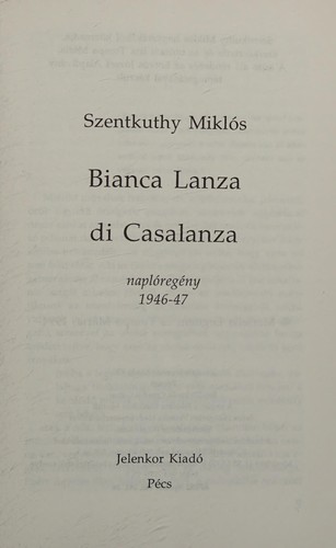 Bianca Lanza di Casalanza