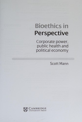 Bioethics in perspective