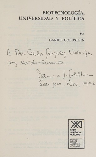 Biotecnologia, universidad y politica (Spanish Edition)