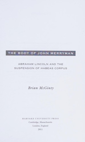 The body of John Merryman