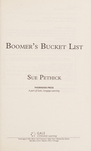Boomer's Bucket List