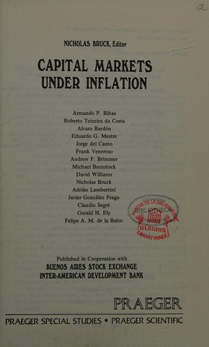 Capital markets under inflation