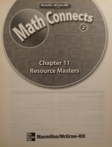 Chapter 11 Resource Masters Book Math Connects Grade 2 Macmillan McGraw-Hill (Math Connects)
