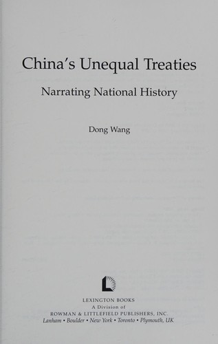 China's unequal treaties