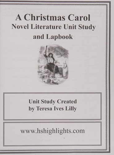 A Christmas Carol Novel Literature Unit Study and Lapbook