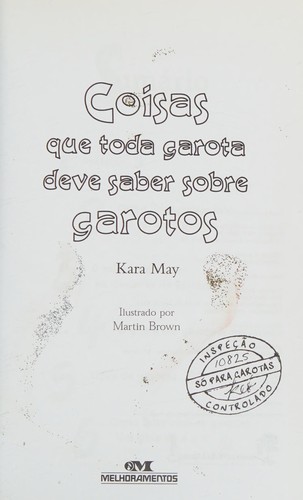 Coisas Que Toda Garota Deve Saber Sobre Garotos (Em Portuguese do Brasil)