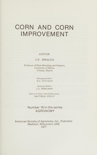 Corn and corn improvement