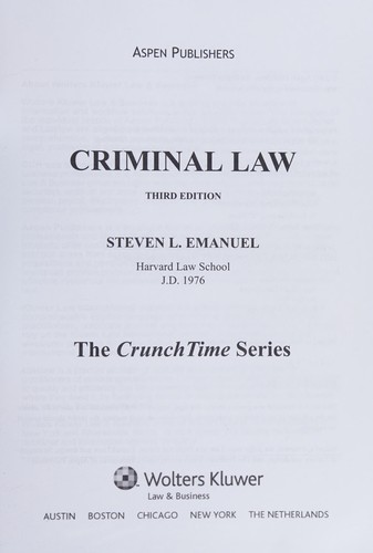 Criminal Law
