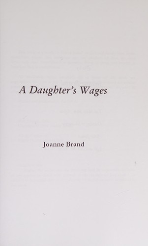 A Daughter's Wages