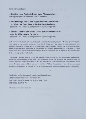 Déclencher et Faciliter mon Accouchement avec l'Acupression (French Edition)